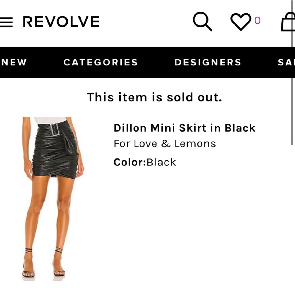 Like new for love and lemons Skirt